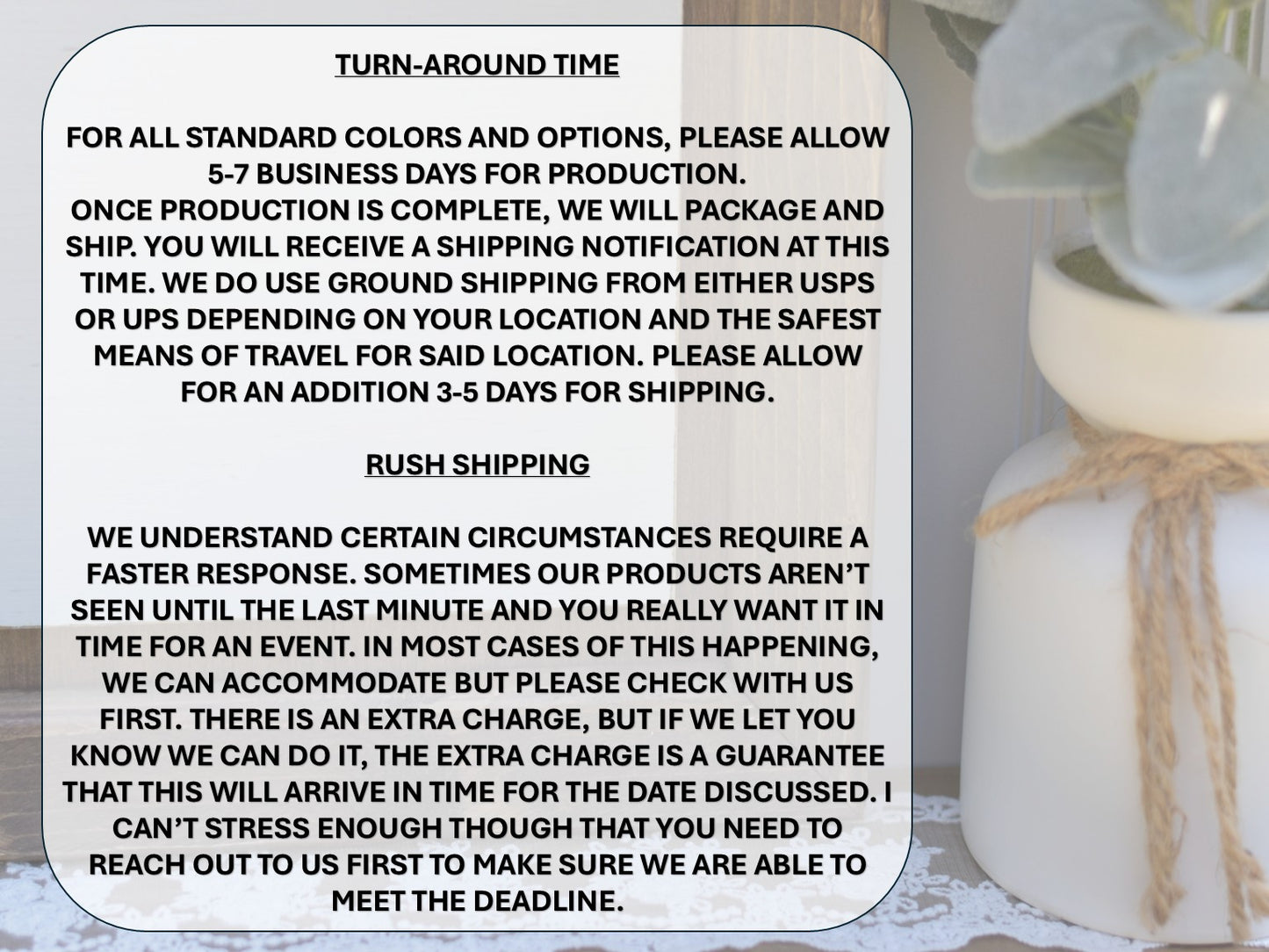 16X16 Framed Wood Last Name Sign 1