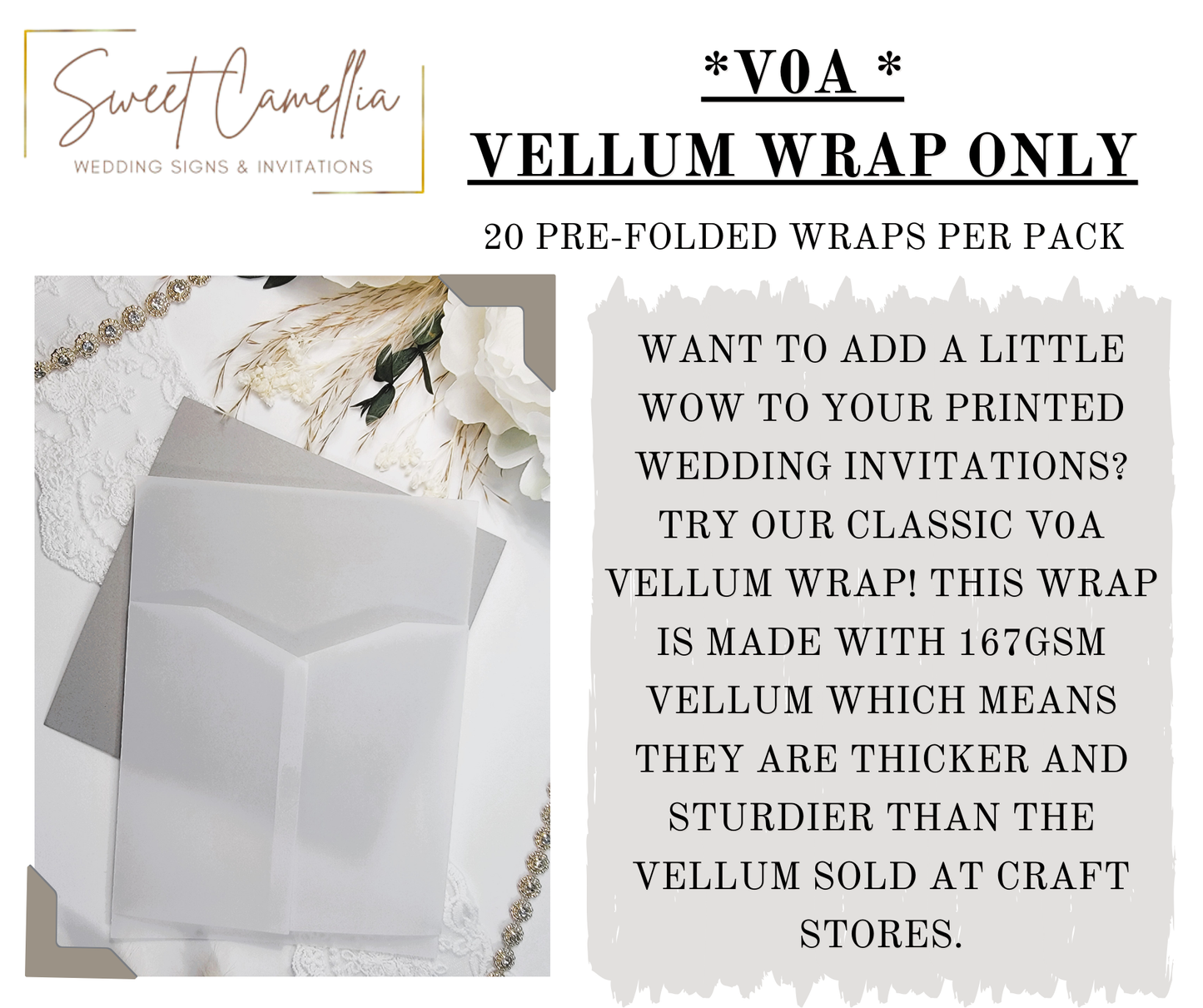 VELLUM WRAP - V0A - DIY WRAP