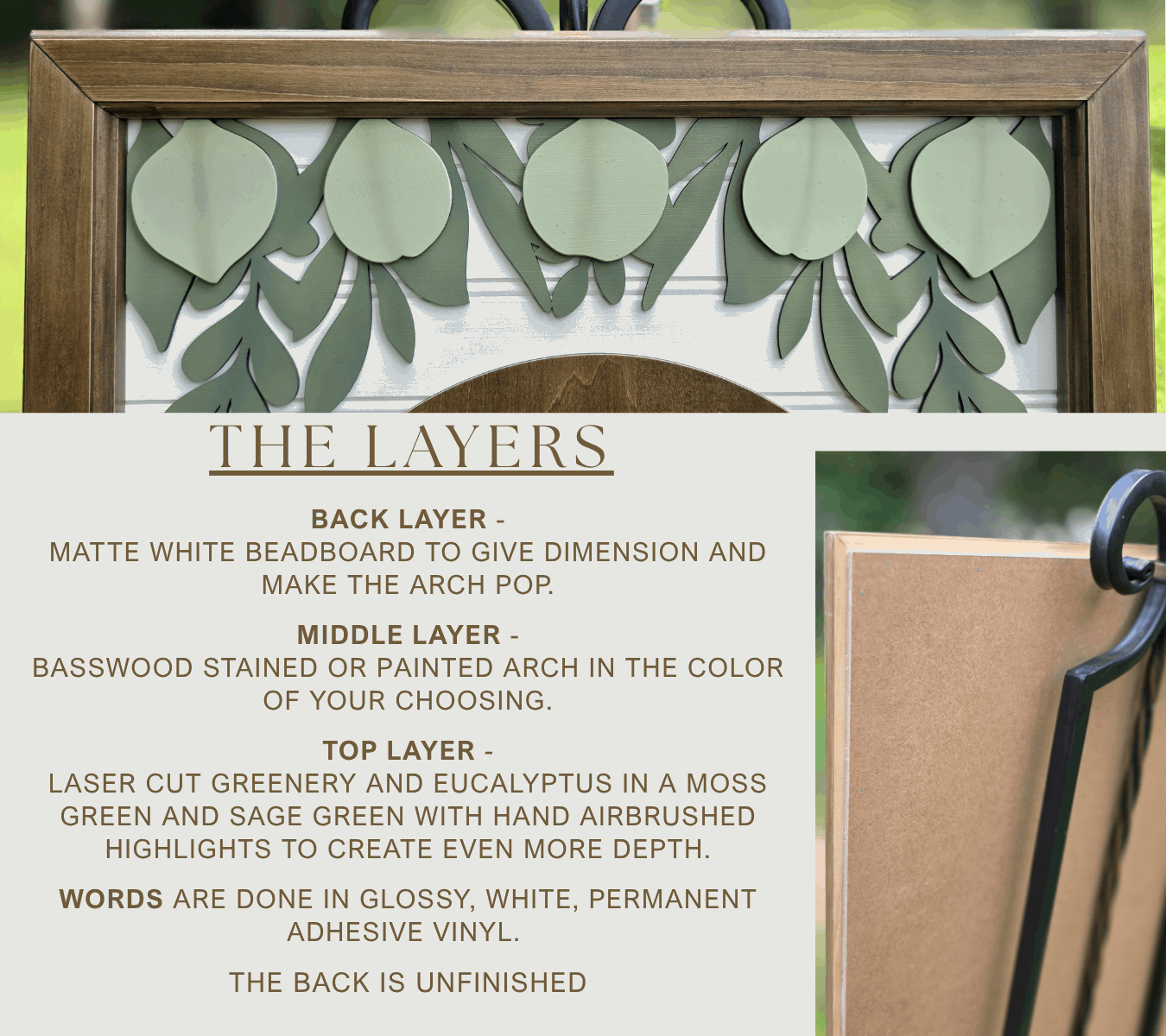 3D Framed From Now Until Forever Wedding Welcome Sign | Premium Wood Framed Wedding Decor | Eucalyptus Ceremony