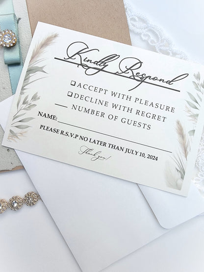 *FULLY EMBELLISHED, PREMIUM INVITATION SET - LIMITED TIME*