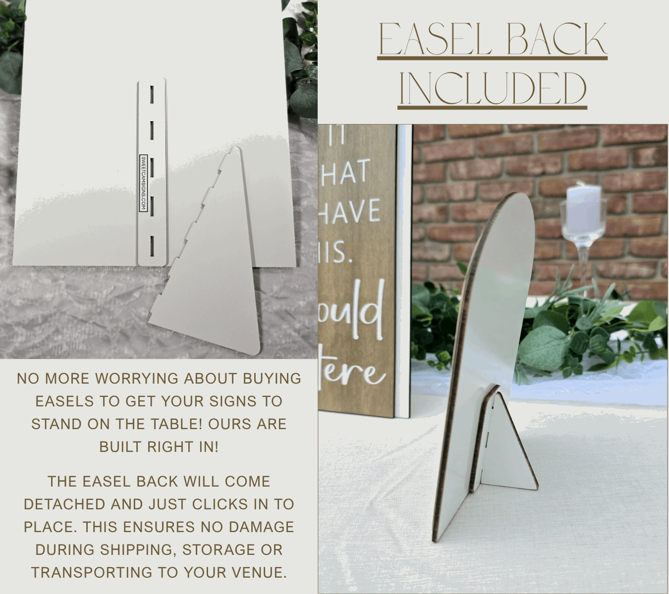 3D Arched Memorial Sign Bundle | Tabletop Clothespin Photo Holders Suite | You Should Be Here