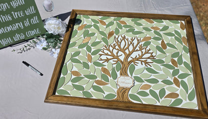 Guest Tree Framed Wedding Sign