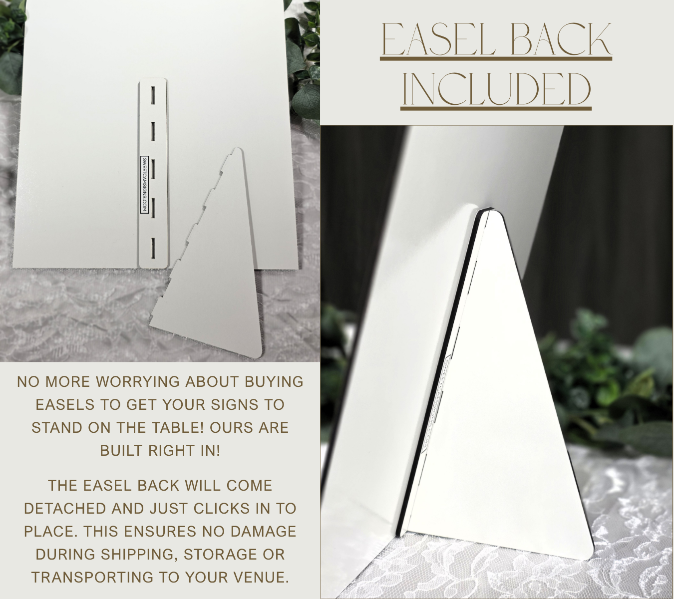 3D Arched Cash Bar Wedding Sign | Modern Eucalyptus Reception Beverage Decor