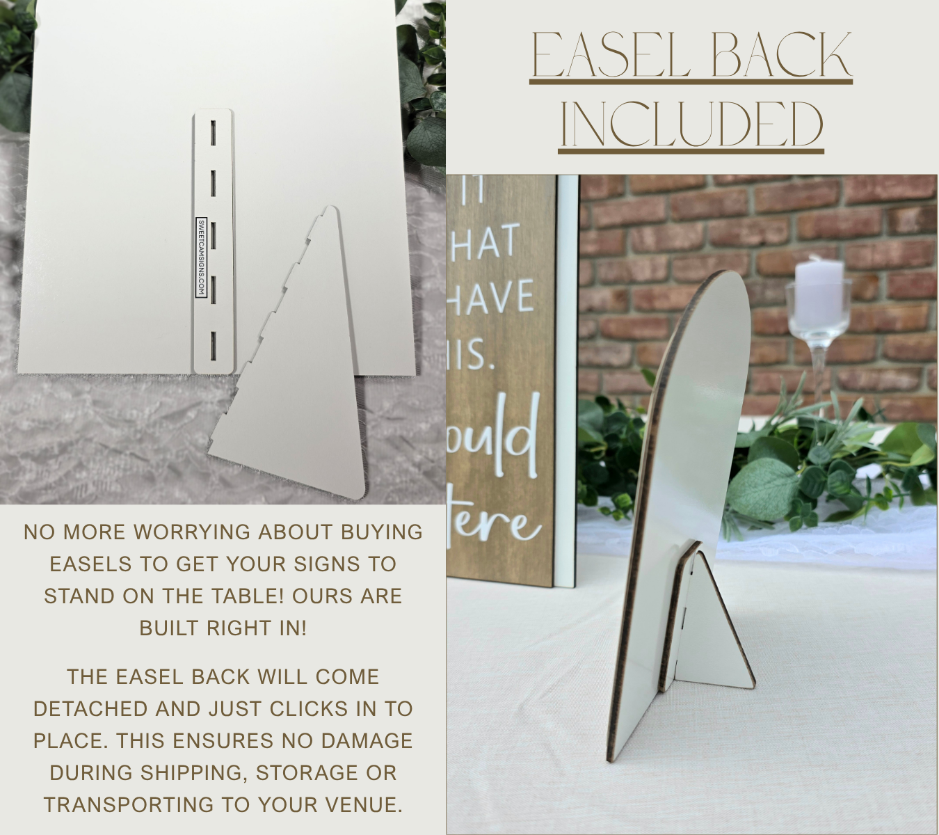 3D Arched Memorial Sign Bundle | Tabletop Clothespin Photo Holders Suite | You Should Be Here
