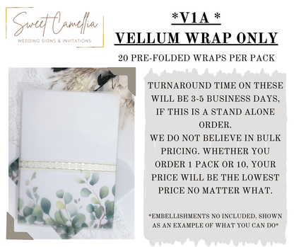 VELLUM WRAP - V1A - PRINTED WRAP