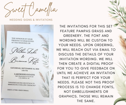 *FULLY EMBELLISHED, PREMIUM INVITATION SET - LIMITED TIME*