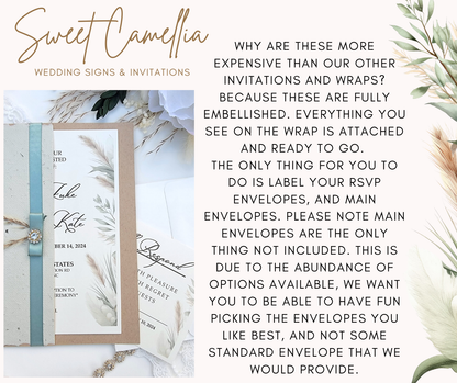 *FULLY EMBELLISHED, PREMIUM INVITATION SET - LIMITED TIME*