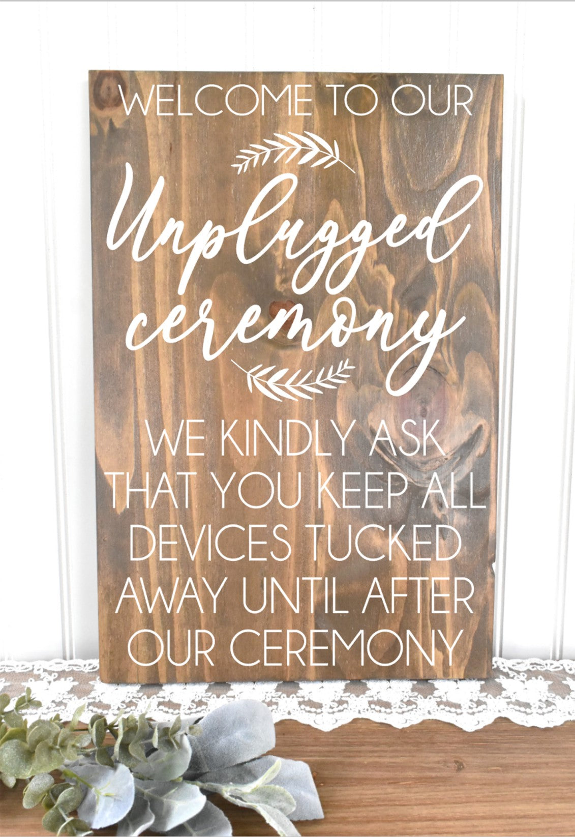 LAUREL - Unplugged Ceremony Style 1 - Stain