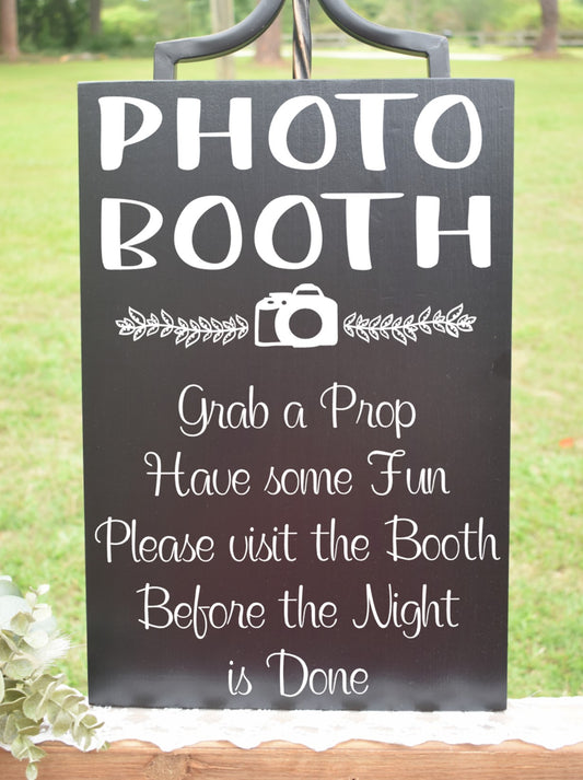 *CLSC* Photo Booth Style 1 Sign - Black