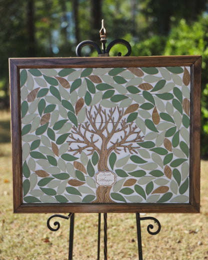 Guest Tree Framed Wedding Sign
